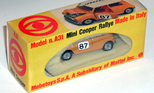 AESSEMODELS.IT - MEBETOYS A-31 MINI COOPER RALLYE DI MONTECARLO